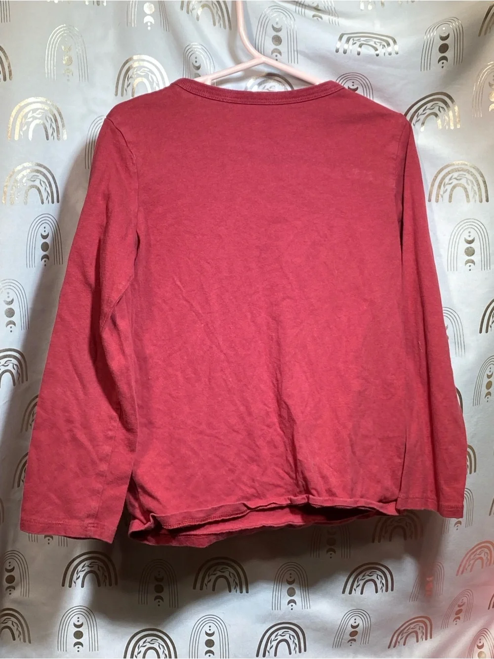 The Children's Place Red Long-Sleeve Football Graphic Tee